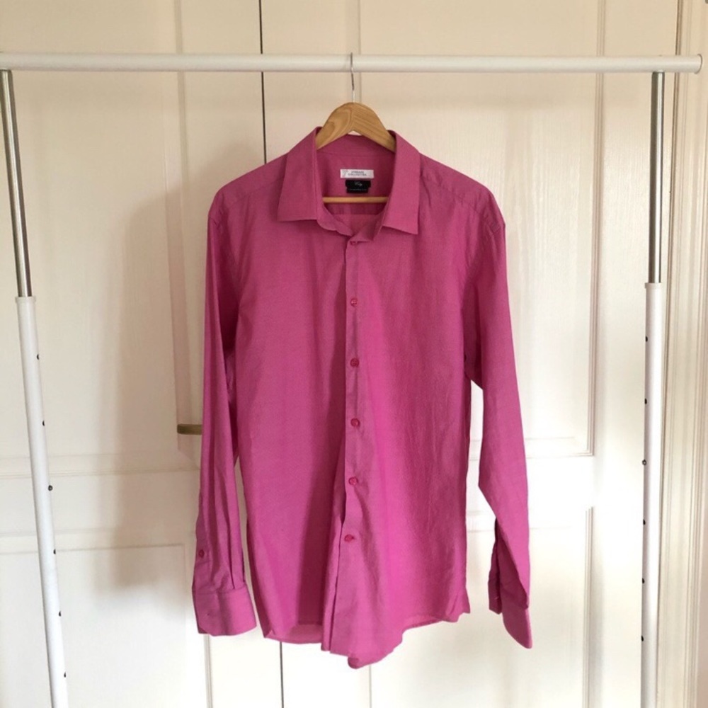 Versace Pink Button Down - Picture 2 of 4
